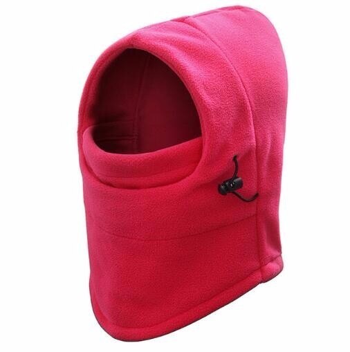 Thermal Fleece Balaclava Hat Hooded Neck Warmer Winter Sports Face Mask for Men Bike Helmet Beanies Masked cap