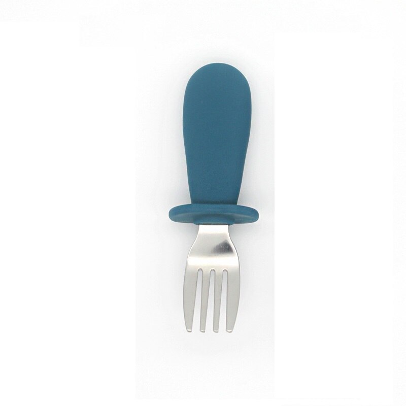 Baby Gadgets Servies Set Kinderen Gebruiksvoorwerp Rvs Peuter Servies Bestek Cartoon Baby Voedsel Voeden Lepel Vork: Fork