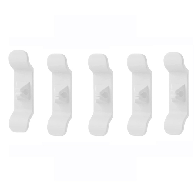 Kabel Veranstalter Verpackung Clips Halfter Draht Versteck Kabel Wickler Verwaltung wickeln Lagerung Für Küche Geräte TV Daten Kabel Ladegerät: Lila