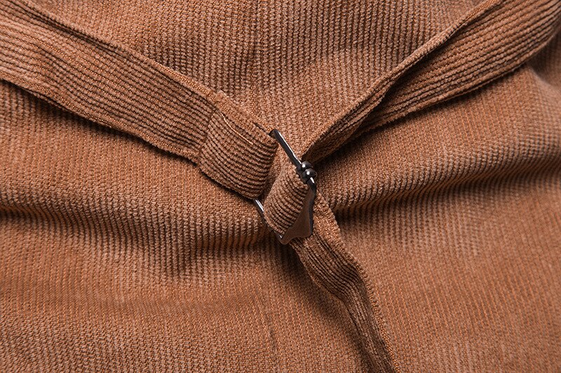 Corduroy pak vest heren herfst mouwloos vest heren slim fit zakelijk bruiloft smoking vest voor heren xxl
