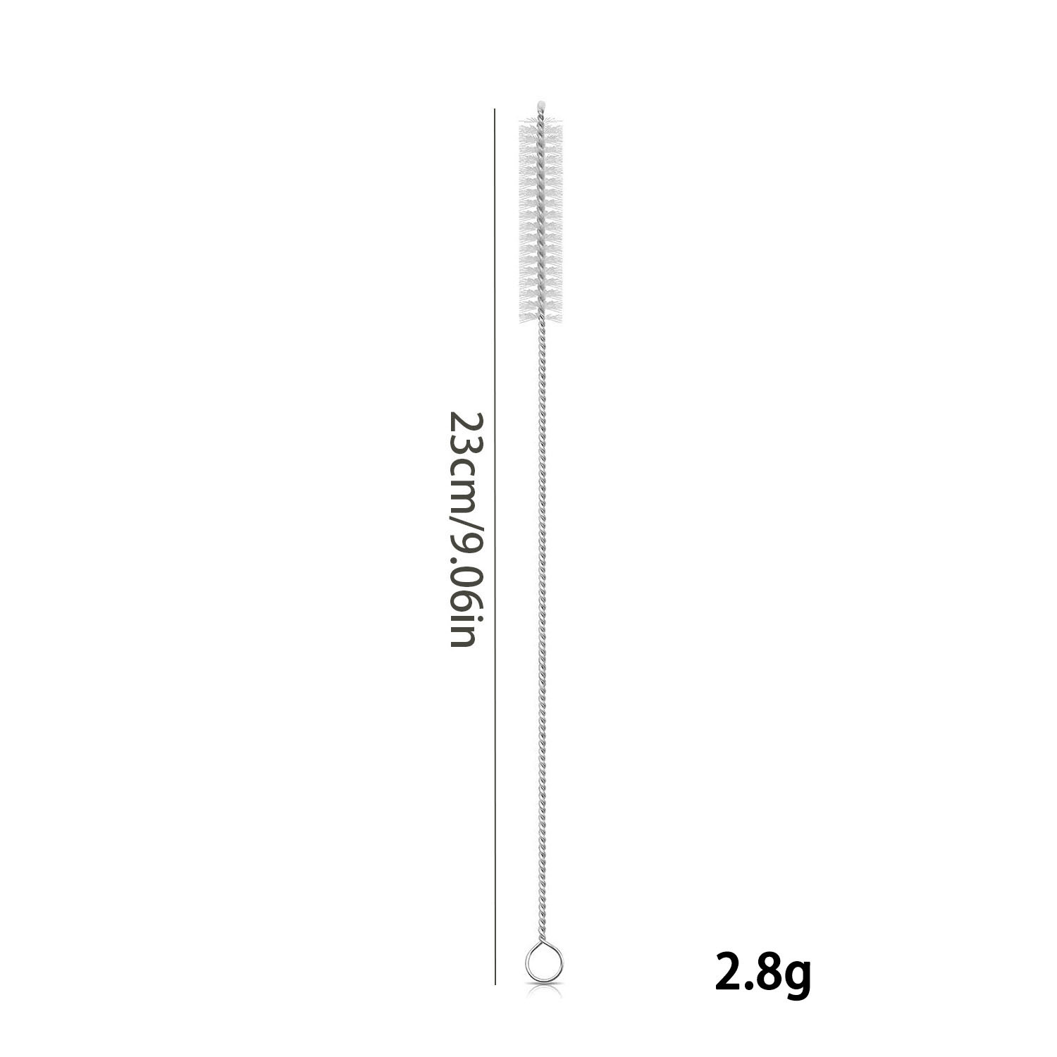 30cm silver straw reusable stainless steel straw Healthy Drinking straw cocktail smoothies
