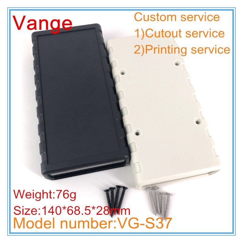 2pcs/lot electronic project box 140*68.5*28mm ABS plastic enclosure junction box