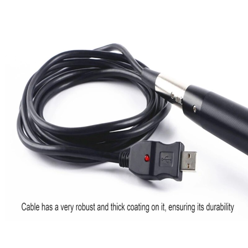 3m 9ft usb mic link kabel usb hann  til 3 pin xlr hunn kabel adapter mikrofon link
