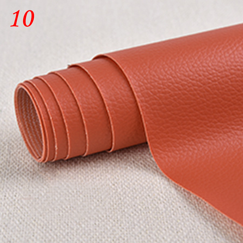 50X135Cm Leer Stof Zelfklevende Fix Reparatie Patch Sticker Voor Sofa Auto Zak Diy Craft Faux litchi Pu Leer Stof: 10