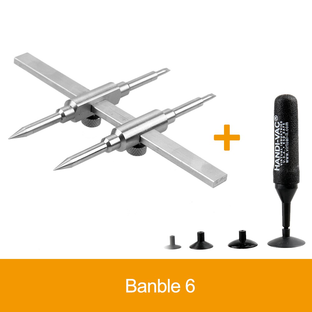 Sonovel-llave inglesa de reparación de lente de cámara, juego de herramientas abiertas, desmontar el rango de la lente de 10mm a 130mm: Plata