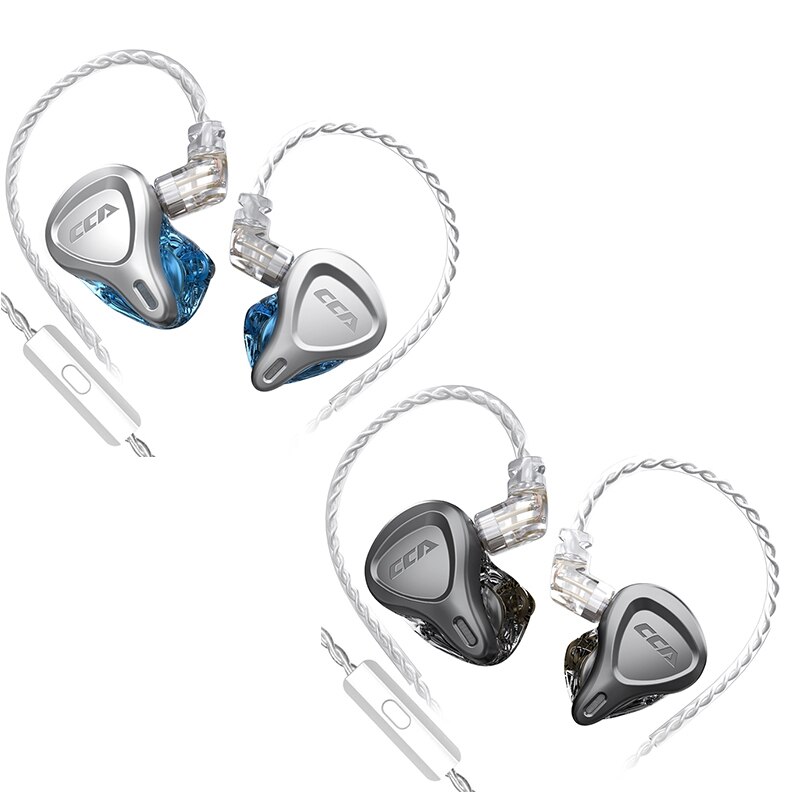 CCA CSN Wired In-Ear Headphones - HiFi Bass - Noise Reduction - With Mic