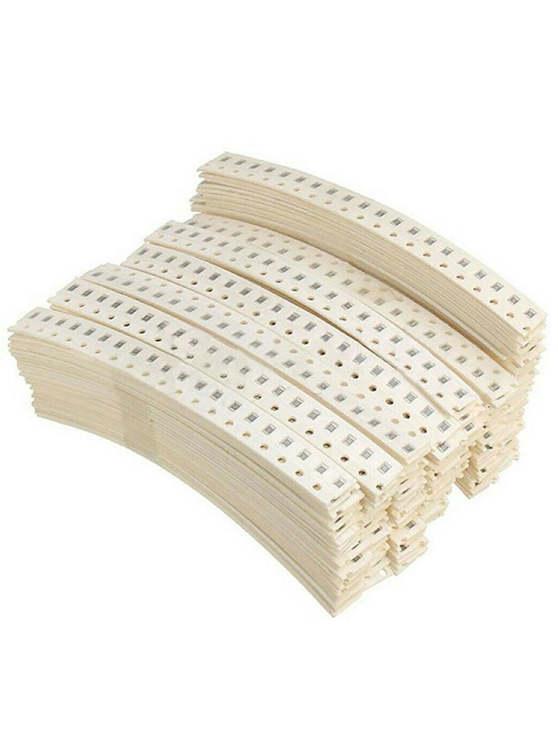 2000 Pcs 1206 SMD Resistor Kit 50 Values Assorted Resistor Kit 0~10M Sample Kit Combination High Performance Great Reliability