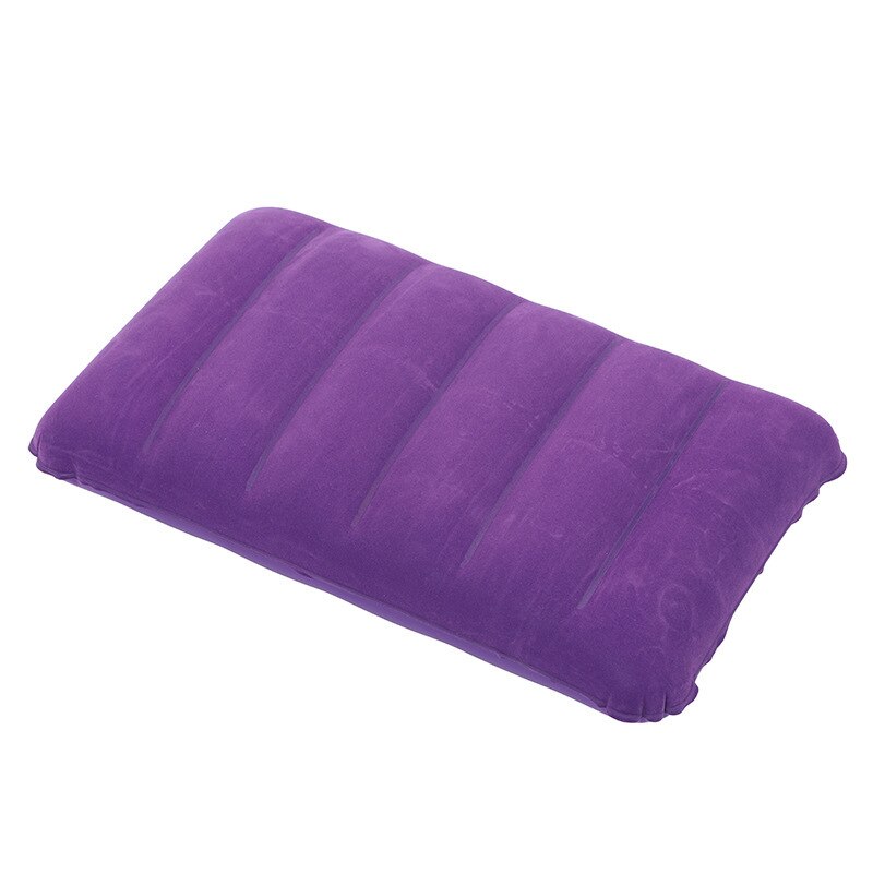 Inflatable Pillow Camping Air Pillow Ultra Light Hiking Sleeping Pillow Outdoor: Purple