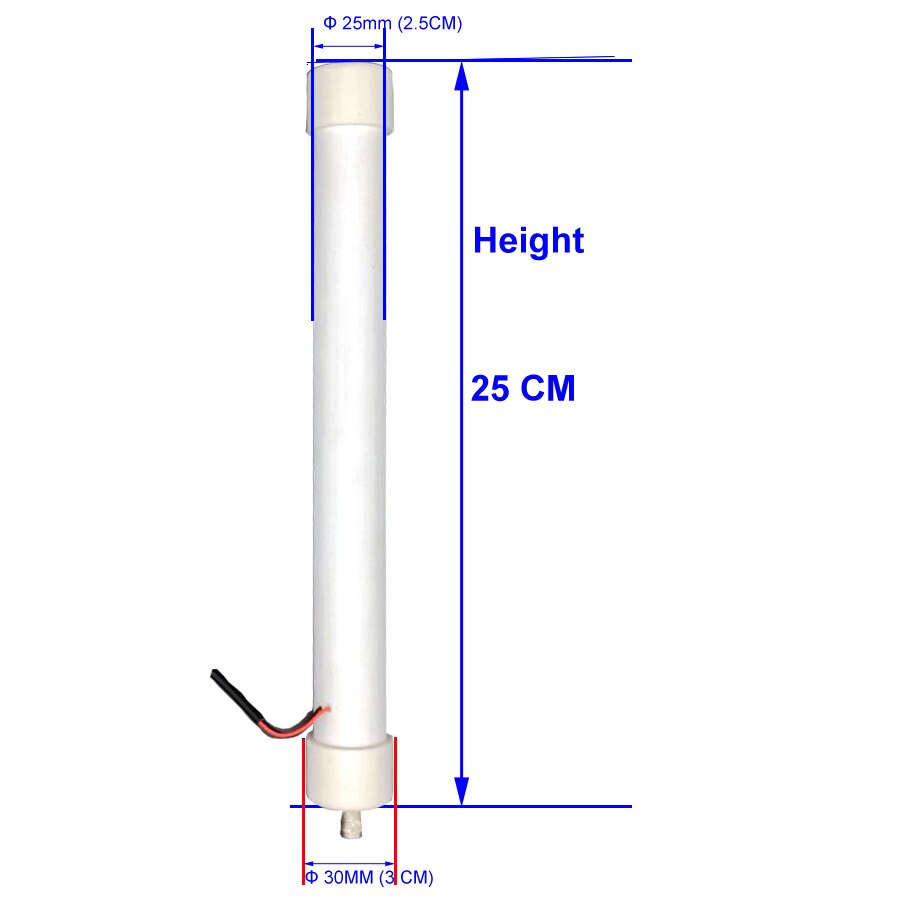 outdoor Mini whip active RX antenna portable 10KHz-30MHz for SDR radio receiver AM HF VLF LF MF powered by battery