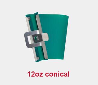 Abrazadera de goma para taza de sublimación 3D, accesorio de silicona, envoltura de taza de impresión para máquina de sublimación 3D, 3 tamaños, 11oz, 12OZ o 15OZ, 1 ud.: 12oz conical