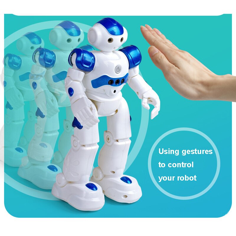 RC Robot Toy Singing Dancing Talking Smart Robot For Kids Educational Toy For Children Humanoid Sense Inductive RC Robot