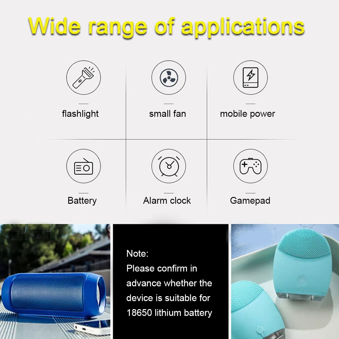 18650 Rechargeable battery Spare battery 3.7v 2200mAh accumulators aa lithium 3.7v Li-po Rechargeable 18650 Battery