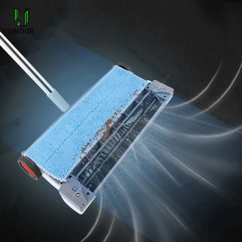 Fregona eléctrica recargable para el hogar, aspiradora de mano, barredora eléctrica inalámbrica, fregonas, limpieza de suelo, máquina todo en uno
