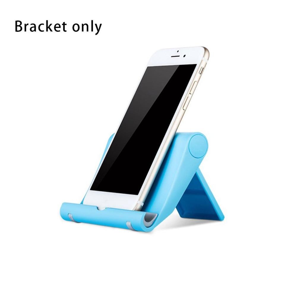 Portátil tablet suporte dobrável preguiçoso titular do telefone universal ajustável smartphone tablet titular para iphone samsung: Azul Céu