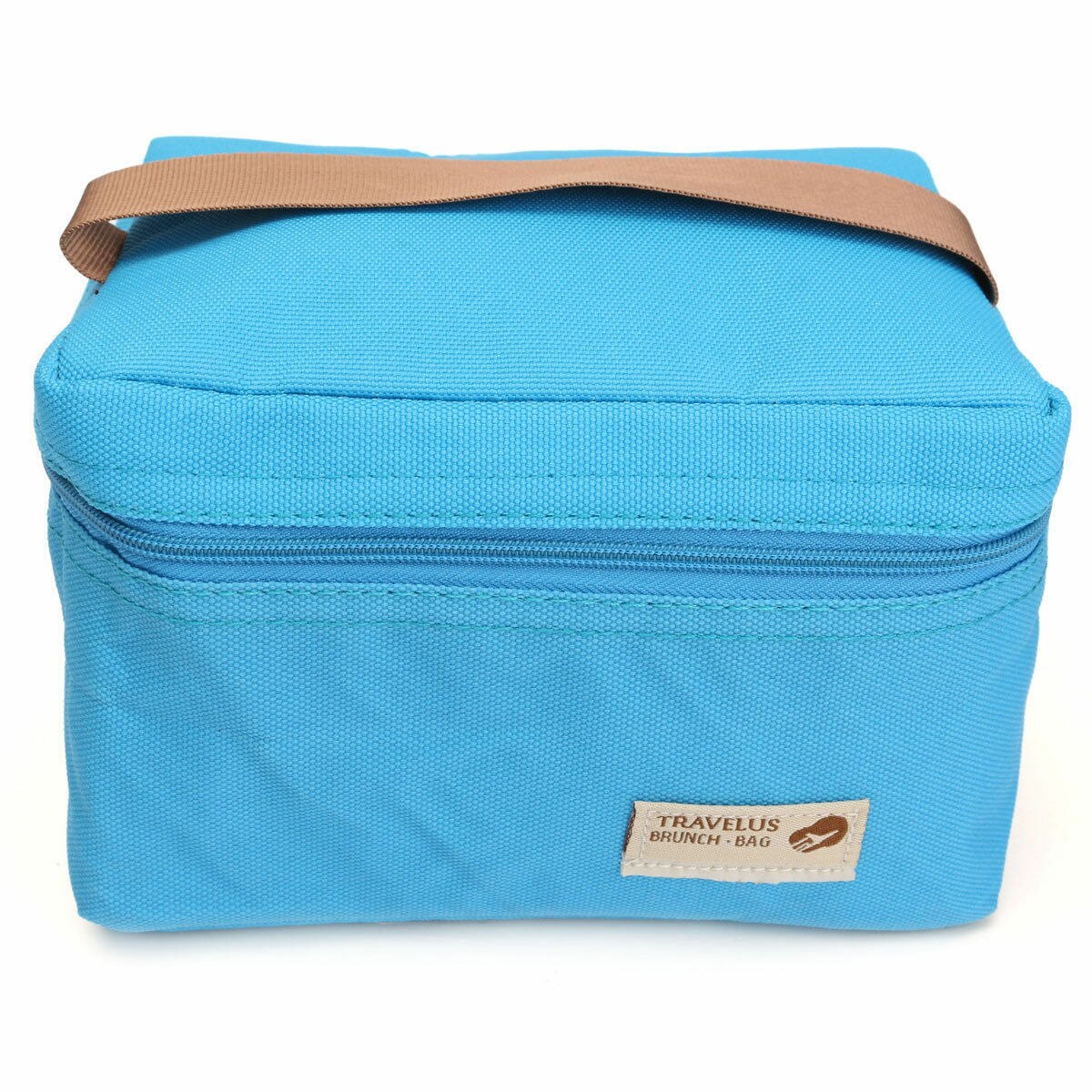 Portable Thermal Travel Picnic Lunch Box Storage Bag Waterproof Picnic Carry Tote Lunchbags Green Blue Gray Rose Red: Blue