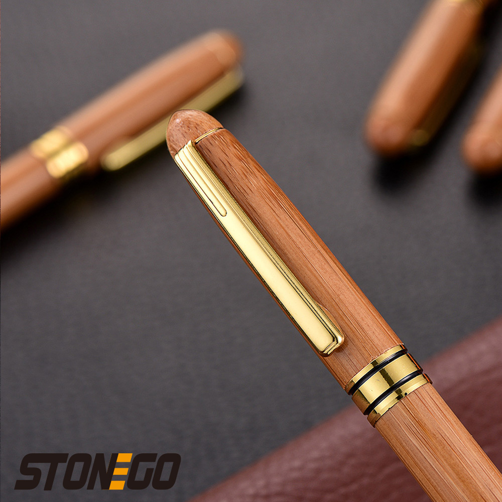 STONEGO Klassiker Luxus-Füllfederhalter aus Holz/Unterschrift, Tinte 0,5 mm, für , Dekoration, Schreiben, Büro, Füllfederhalter, Schreibwaren