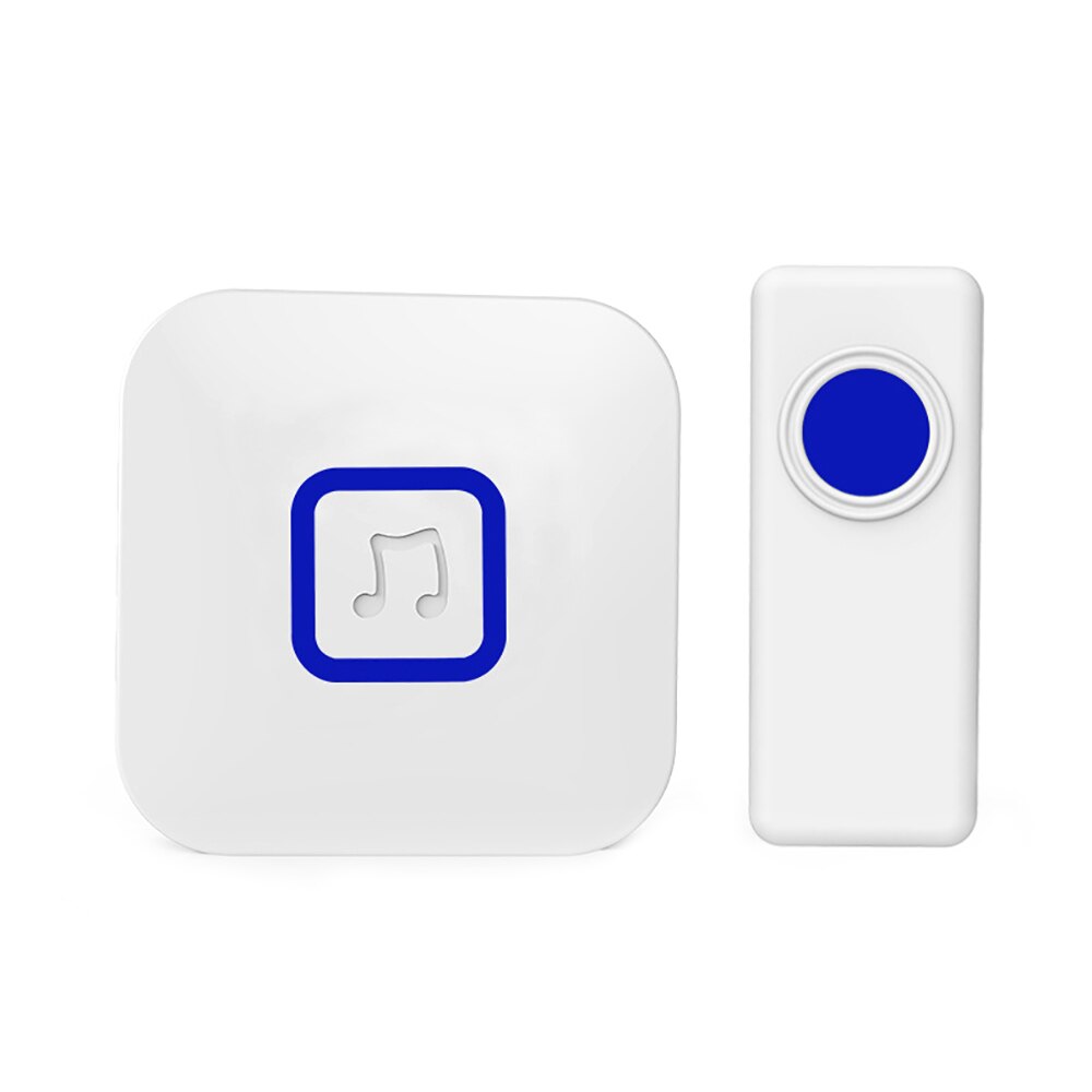Home Welcome Doorbell Intelligent Wireless Doorbell Waterproof Remote EU US smart Door Bell 52 Chimes Welcome Door Bell: US Plug