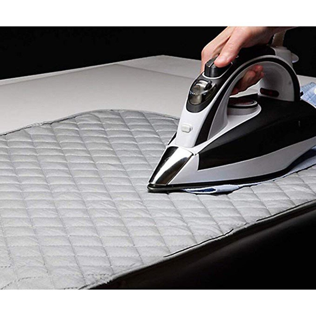 Magnetic Ironing Mat Laundry Pad Washer Dryer Cover Board Heat Resistant Blanket Mesh Press Clothes Protect Protector 33x18"
