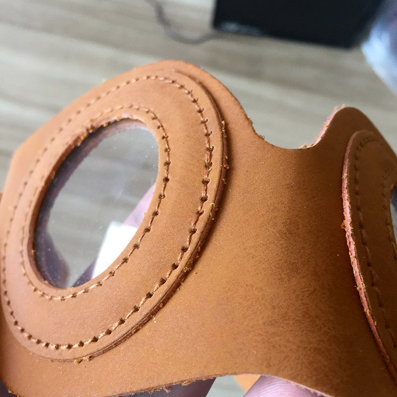 Steampunk Retro de Aviador máscara de ojos gafas de cuero con lente correa ajustable mascarada de Halloween cara carnaval maquillaje Pilot Prop