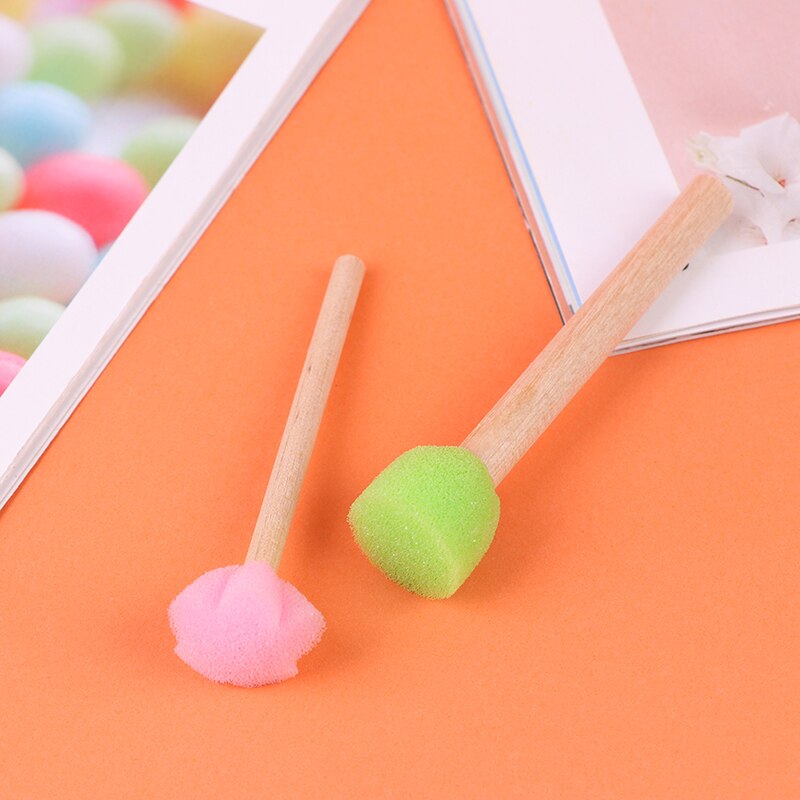 5 stücke freundlicher Kleinkind Schwamm Stempel Pinsel Bausätze Blume Zeichnung Spielzeug Für freundlicher Farbe Spielzeug Malerei Pädagogisches Spielzeug