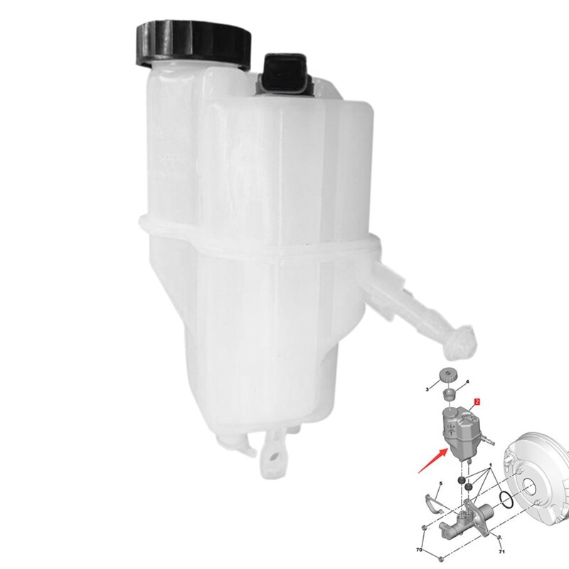 Tanque de líquido de frenos Para Citroën, 4635F1, 4635A3, C5, C6, Peugeot 407, 508, 508SW