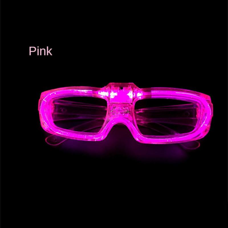 5 pièces, lunettes LED, fournitures de fête d'éclairage nocturne, lunettes lumineuses pour la saint-valentin, fête d'anniversaire, fête du nouvel an: XL / Gris clair