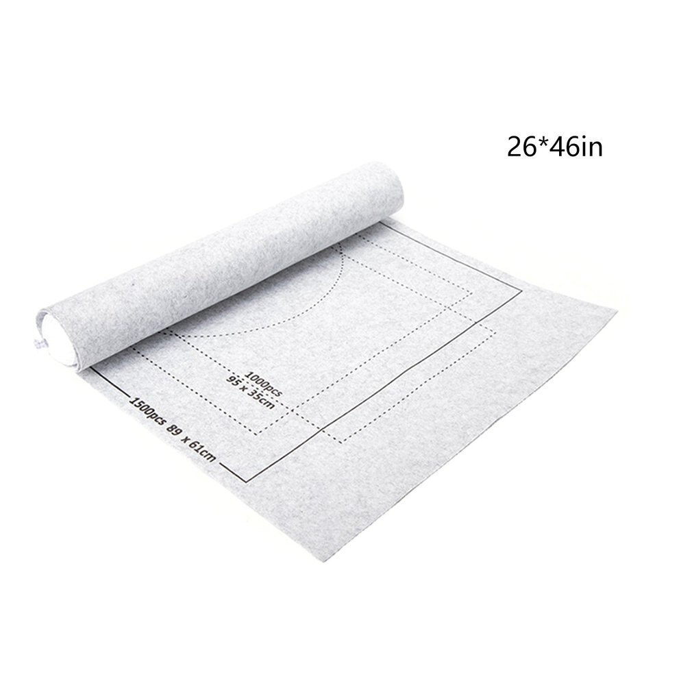 Jigsaw Roll Jigsaw Storage Felt Mat Jigsaw Puzzle Game mat Jigsaw roll mat felt mat jigsaw storage mat Puzzle storage blanket: Red