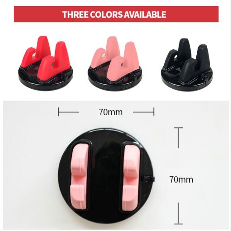 Auto Telefoon Houder 360 Graden Mobiele Telefoon Standhouder Grip in Auto Universele Verstelbare Gsm Houder voor desktop