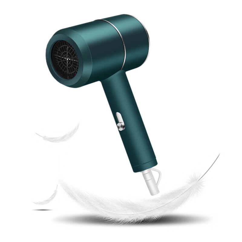 Mini-föhn negatieve ionen haarverzorging en koude wind professionele snel drogende thuis draagbare föhn diffuser: Groente / Eu