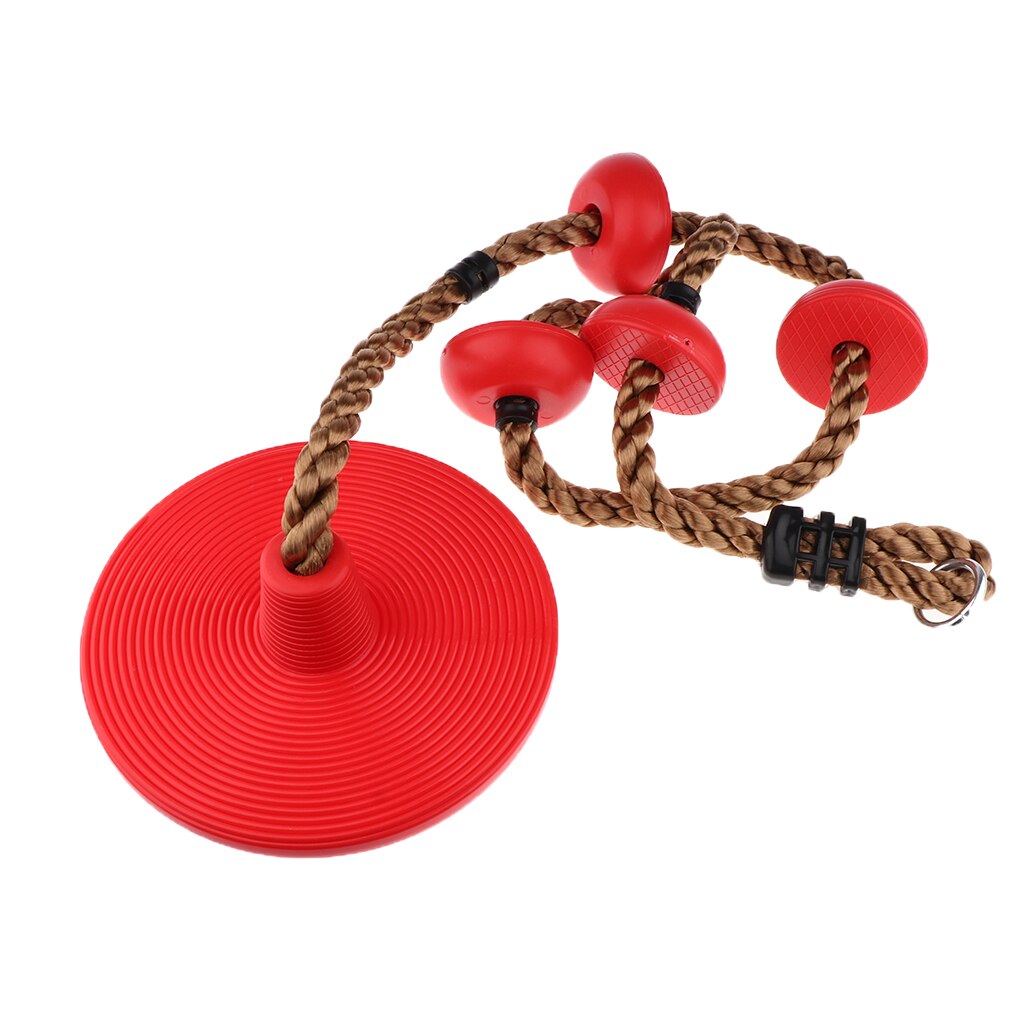 Kinderen Peuters Klimmen Touw Met Seat Rood Voor Boom, Huis Dak, Outdoor Gym Klimrek Kit