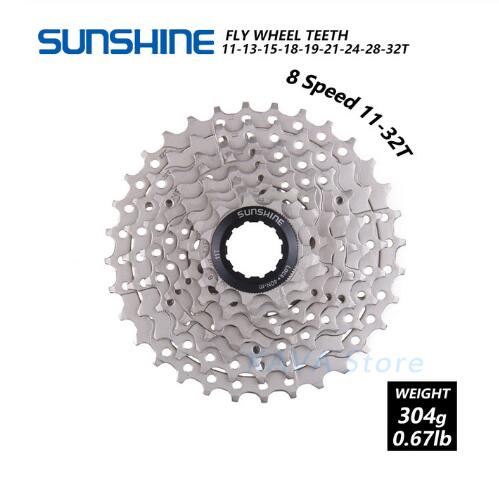 Rueda libre de bicicleta de carretera de sol 11-25/28/32/36T de acero para volante de bicicleta 8/9/10/11 S rueda libre de caset: 8 Geschwindigkeit 11-32T