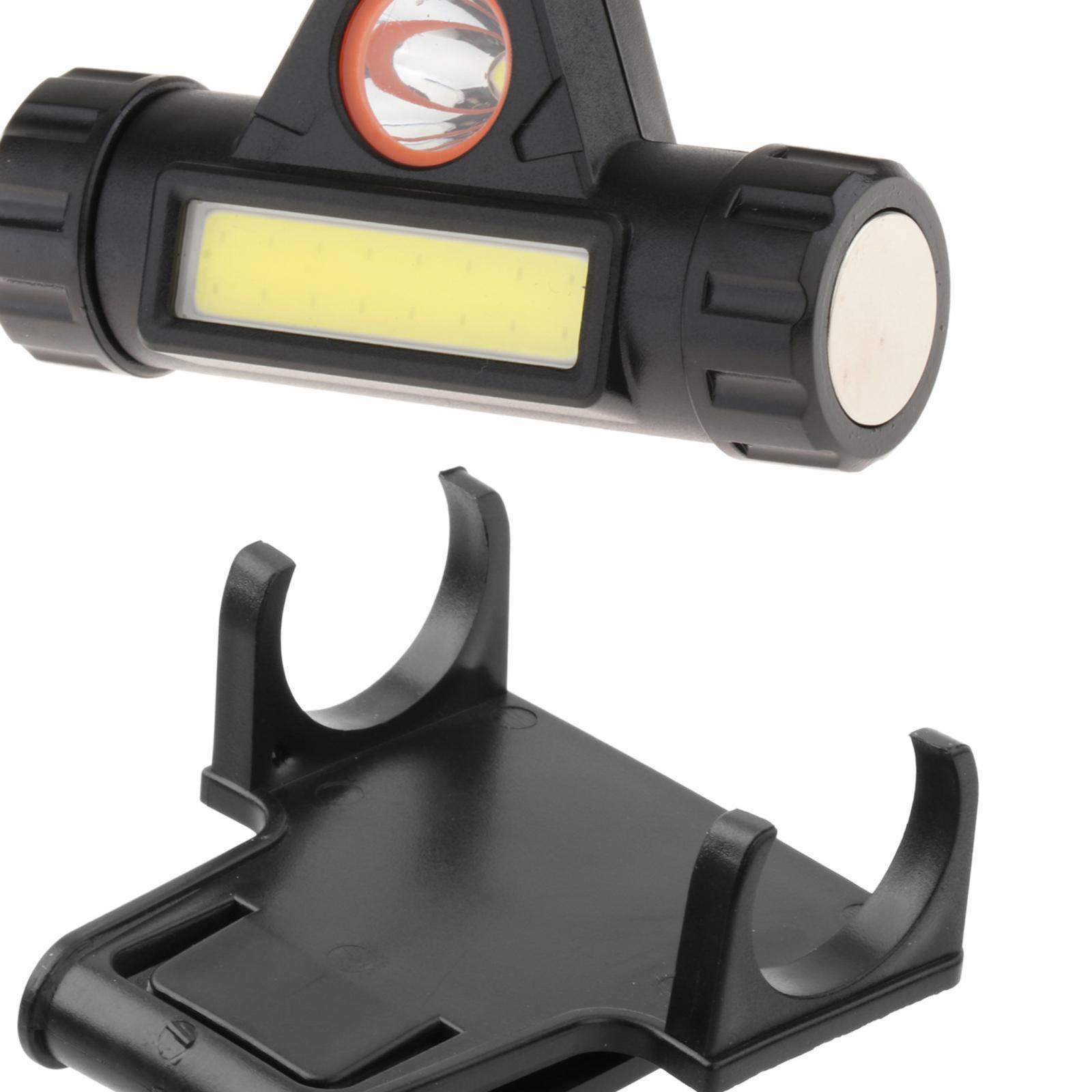 FARO para casco de soldadura con soporte de montaje, carga USB, luz fuerte, atenuación automática, vista amplia, faro multiusos