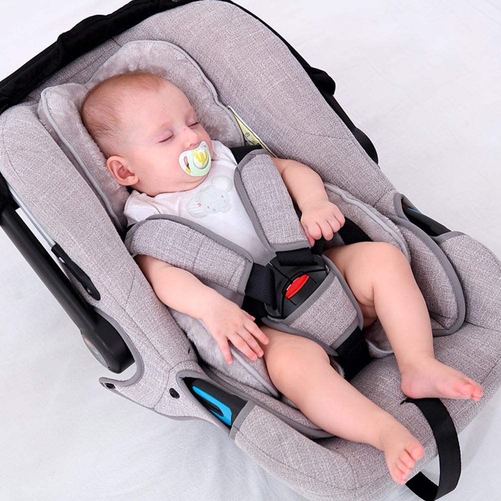 Kinderwagen Kussen Winkelwagen Slapen Pad Infant Head Ondersteuning Met Biologisch Katoen Pasgeboren Warm Buggy Slapen Pad Mat