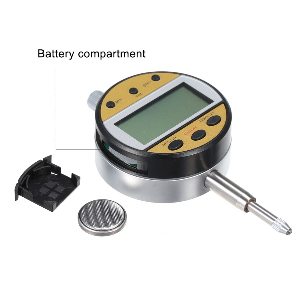 Dial Indicator Gauge Metric Indicator 0.01mm Dial Comparator Dimension Position Tolerance Detection Digital Caliber Tools