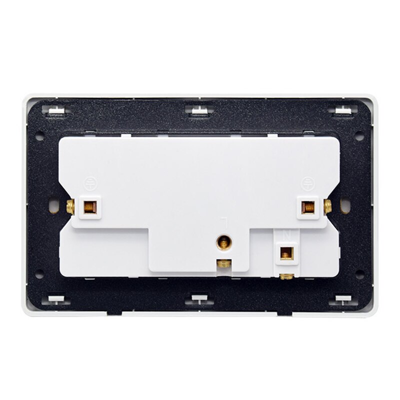 Voice Control Socket Panel Wifi Adapter Dual Usb Uk Plug Switch Wall Socket Charger Electrical Intelligence