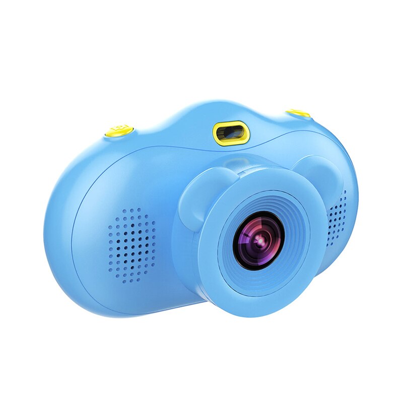 Mini-kindercamera met 2.4 inch scherm, 18mp dubbele lenzen, cartoon digitale camera voor kinderen, beste ondersteuning voor sd-kaart video-opname