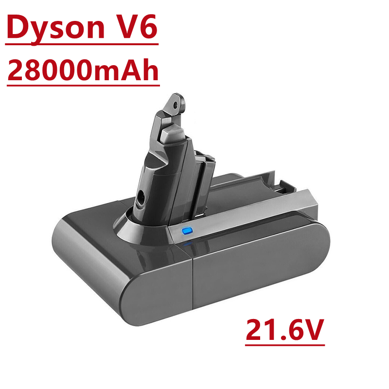 Lithium ion battery for 21.6v Dyson V6 vacuum cleaner 38000 MAH,applicable models: dc58,dc59, dc61, dc62, dc74, sv07, sv03, sv09: 28000mAh