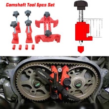 5 Dual Cam Clamp Camshaft Engine Timing Locking Tool Sprocket Gear Kit Universal Car Accessories