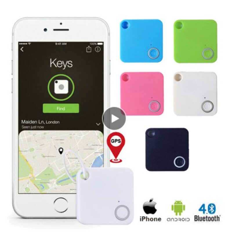 Mini tile bluetooth4.0 rastreador companheiro bateria substituível item rastreador gps para localizador animal de estimação chave anti-roubo dispositivo baixo-powe anti-perdido
