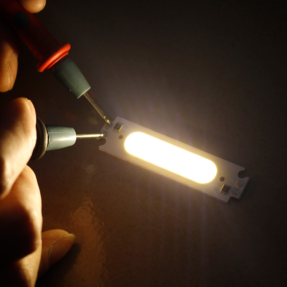 20PCS 1W COB LED chip Module DC12VUlter bright Waterproof SMD COB Module for Sign Advertising backlight White Warm white