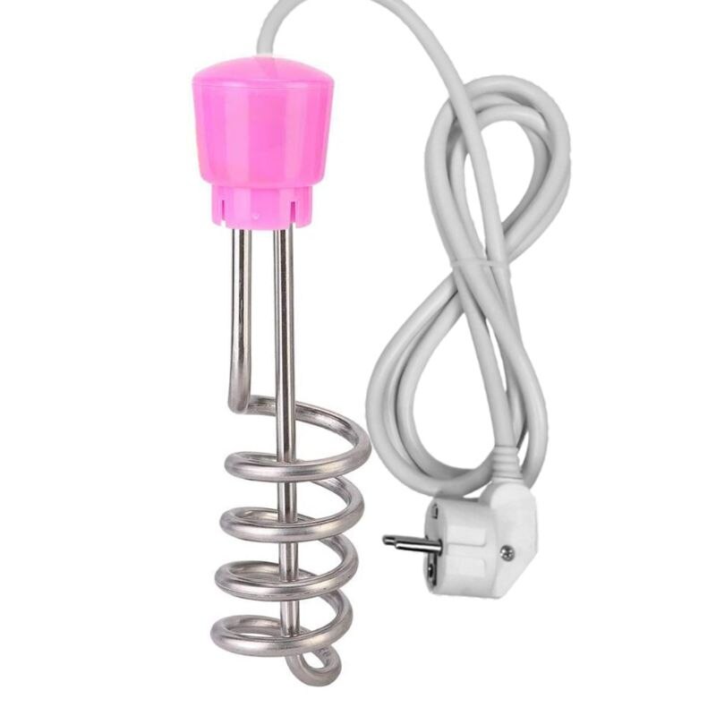 Calentador de agua flotante eléctrico en espiral, elemento de calefacción A9LB portátil, Apagado automático: EU
