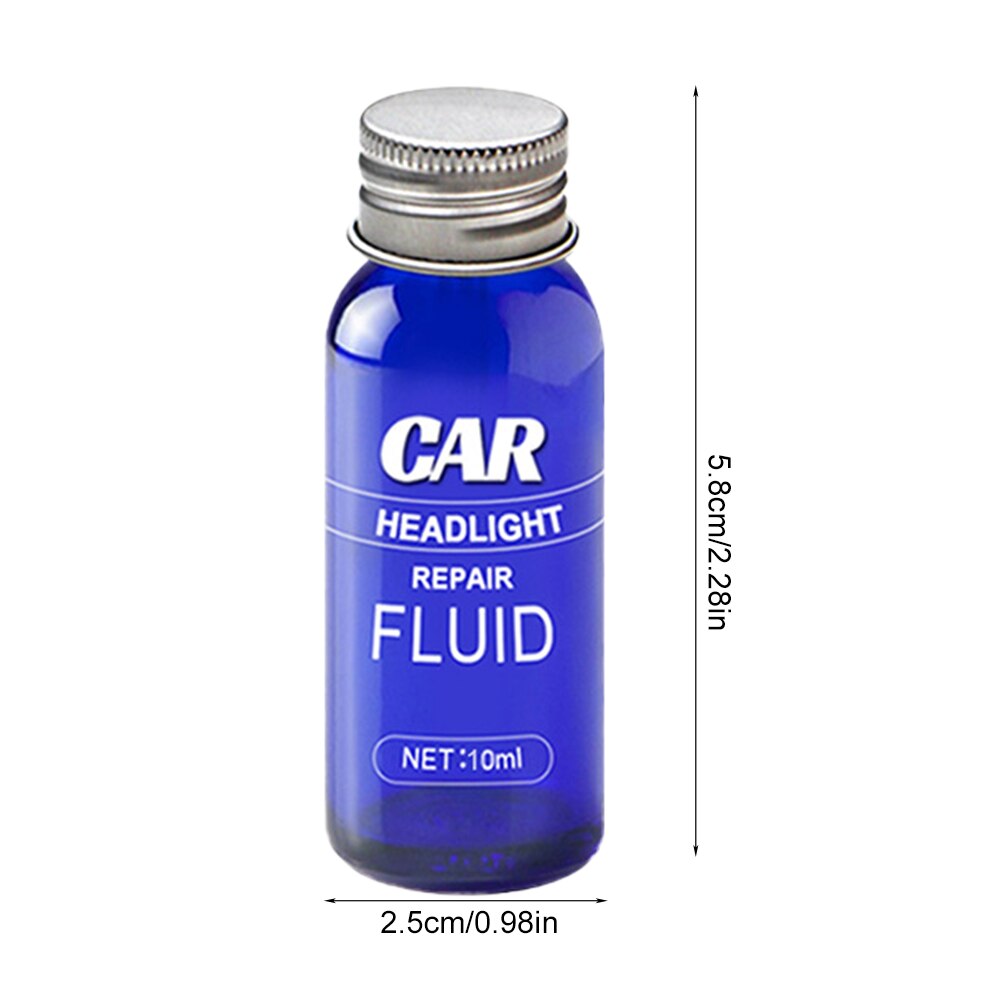10/30/50ml Car Headlight Repair Fluid Refurbishment Liquid Car Headlight Restoration Wash Headlight Polish Headlight Repair Kit