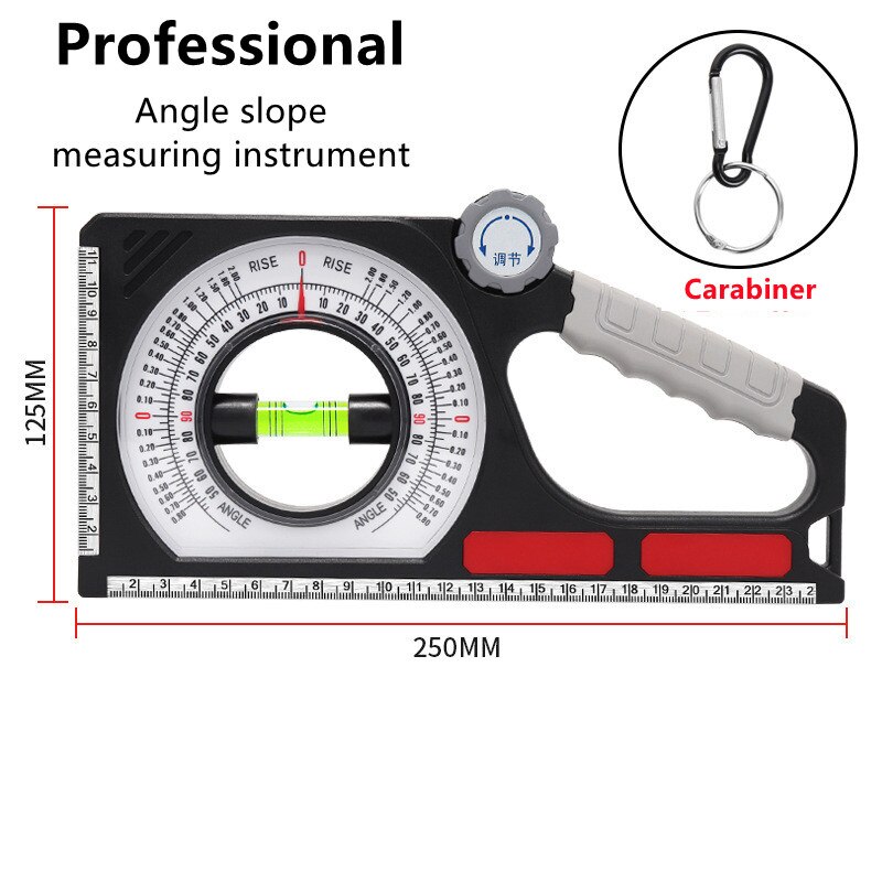 Magnetic High Precision Angle Slope Measuring Instrument Level Bubble Inclinometer Protractor Angle Finder Slope Scale Level
