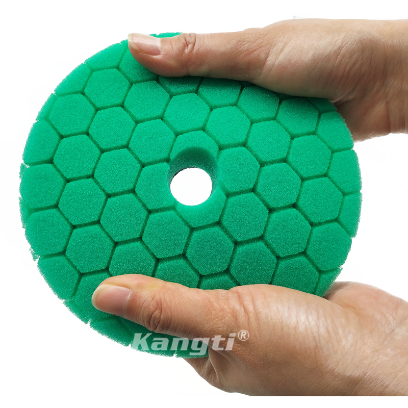 Almohadilla para pulir autos de 3/5/6 pulgadas, almohadillas para pulir espuma de Alemania, pulidores profesionales DA/RO, disco de esponja