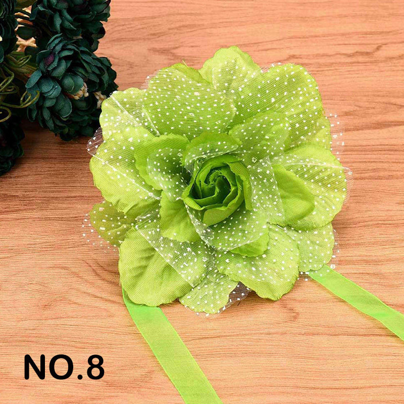 1pc Peony Flower Curtain Strap Curtain Tie Backs Home Decoration: 8