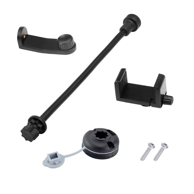Universal kayak phone mount boat canoe camera mount bracket with flexible long arm kayak accessories mobile bracket