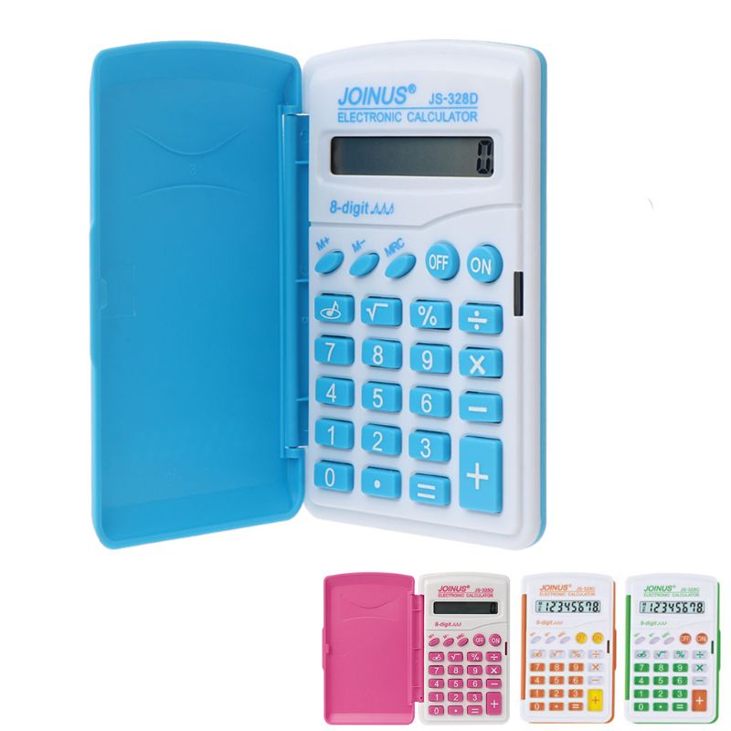 Brand and Mini Student Pocket Battery Powered 8-Digit Electronic School Office Calculator