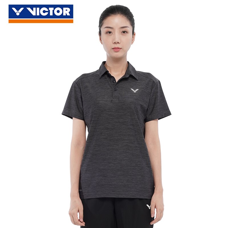 Victor Leisure Serie Gebreide Polo T-shirt S-00020 Dezelfde Stijl Voor Mannen En Vrouwen