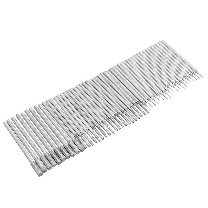 10 stuks Diamond Coated Boren Glazen Tegel Sieraden Boor Duurzaam Voor Glazen Tegel Werken Tool 0.4mm/ 0.7mm/1mm/1.6mm/3mm