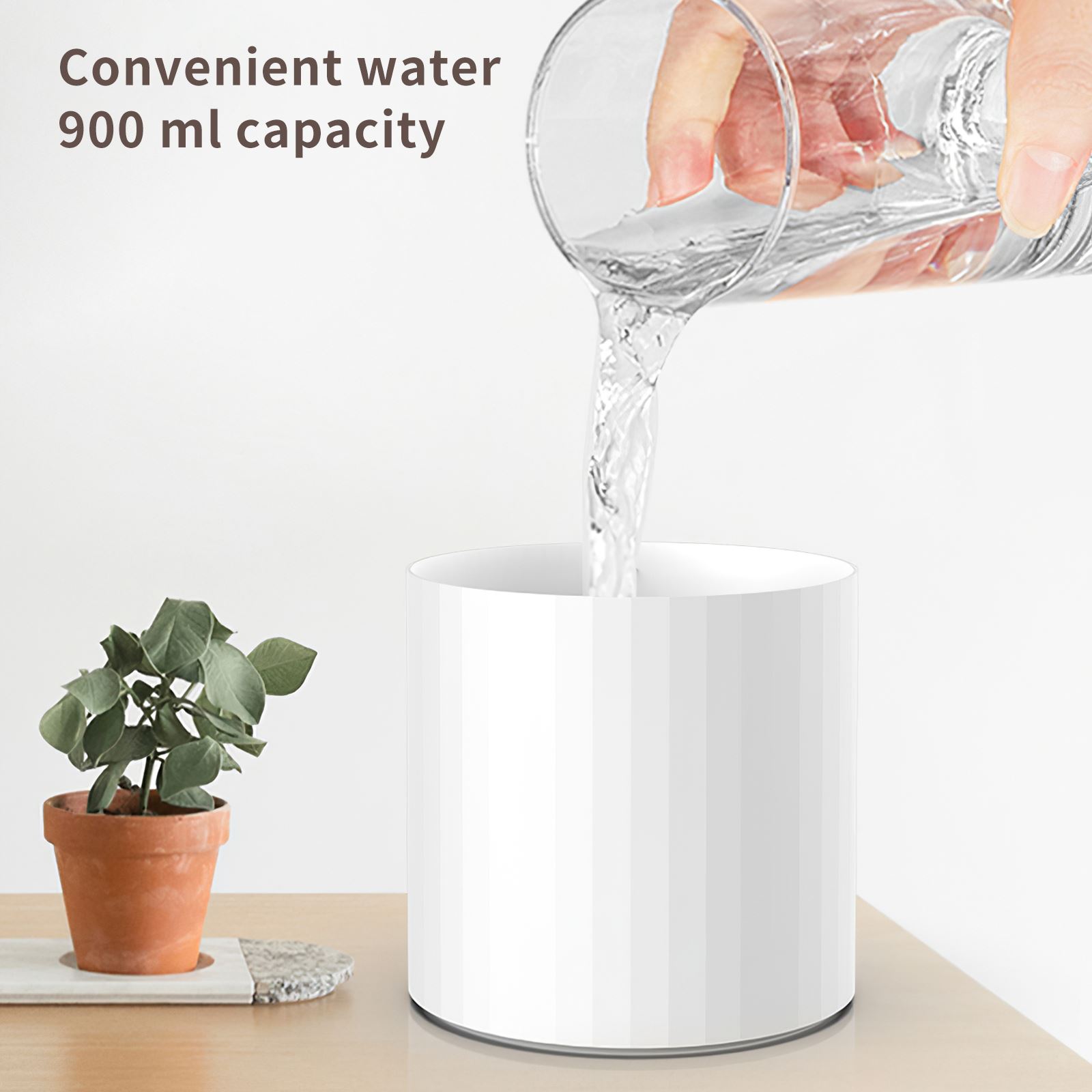 Purificateur d'air à Double pulvérisation avec prise USB, humidificateur de grande capacité pour le bureau et la maison
